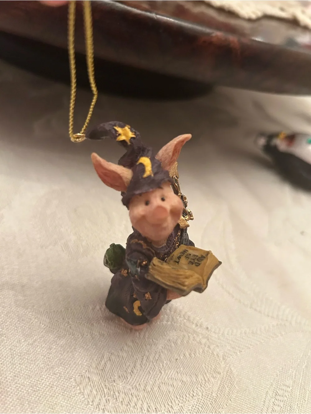Vintage Boyd’s bears piglet Halloween Disney ornament rare
